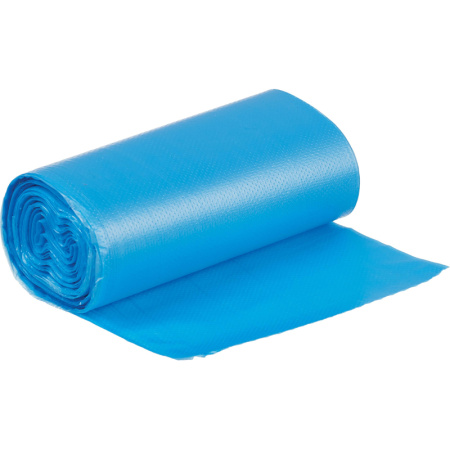 Мешки для мусора ПНД 30л 12мкм 30шт/рул синие 50x60см Комус