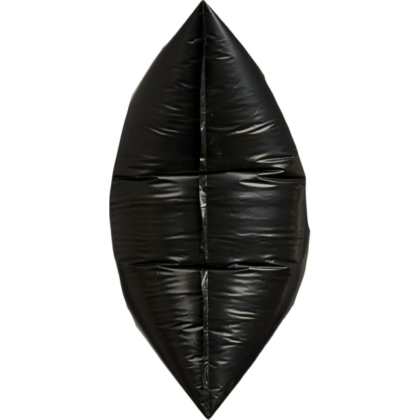 Мешки для мусора ПВД 200л 55мкм 10шт/уп черные 70х140см Комус