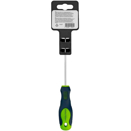 Отвертка PH0 х 100 мм CrV Сибртех 11837