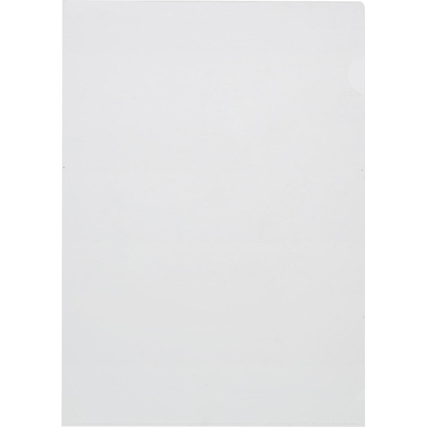 Папка уголок , 150 мкм, прозрачный 10шт/уп Россия