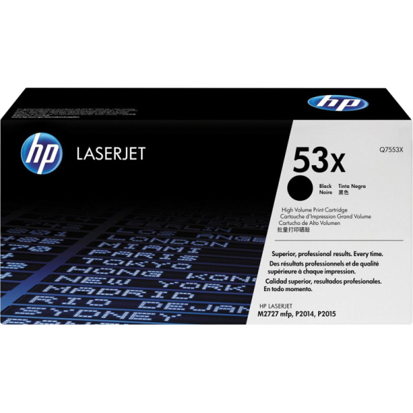 Картридж лазерный HP 53X Q7553X чер. пов.емк. для LJ 2015