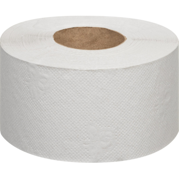 Бумага туалетная д/дисп 1сл сер втул 130м Первая цена 12рул/уп 130G1