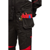 Костюм рабочий летний муж. л29-КПК черн/красн (р.44-46) 170-176