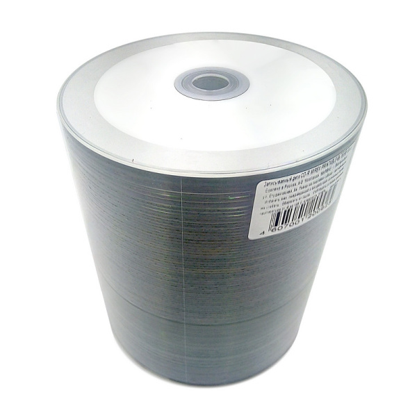 Носители информации CD-R Printable, 52x, Mirex, Bulk/100 UL120008A8T