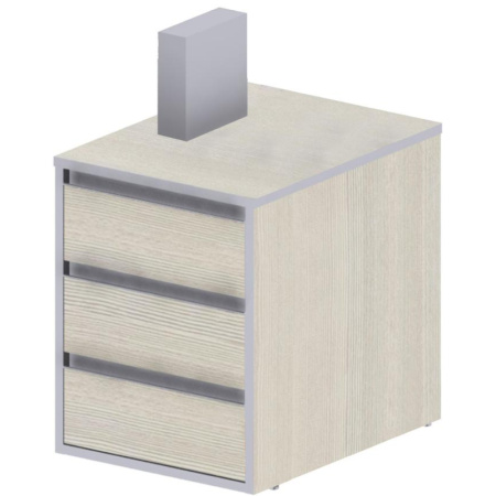 Тумба ED_Vita прист.V-3.1, центр.замок сосна карелия