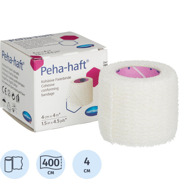 Перевяз. ср-ва Бинт самофикс эласт 4 м х 4 см, PEHA-HAFT 932483