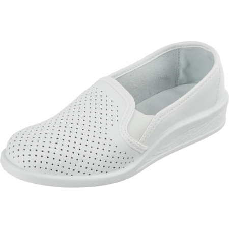 Туфли Таня жен.нат.кожа белые(р.35)(230) (55-01/55110108)