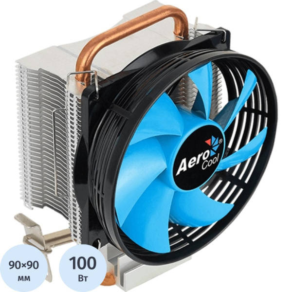 Кулер Aerocool Verkho 1-3P Soc-FM2+/AM2+/3+/4/1150/51/55/3-pin 100W Ret