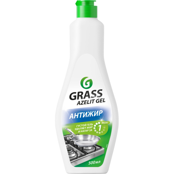 Средство для чистки плит Azelit Антижир 500мл гель СВЧ,грили,коптильни