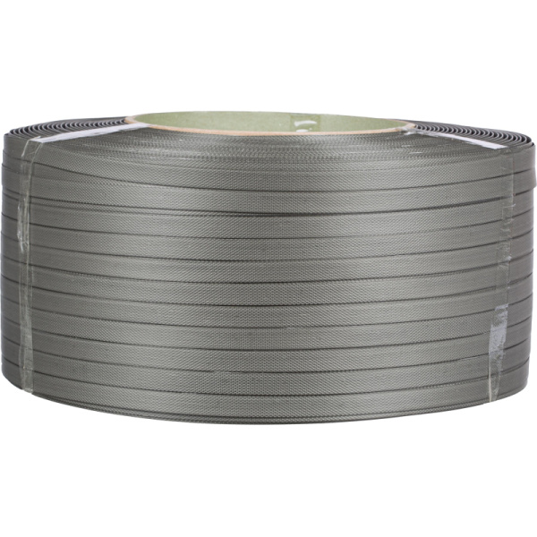 Стреппинг лента Полипропиленовая 15мм х 1,0 (1200 м.) Серая