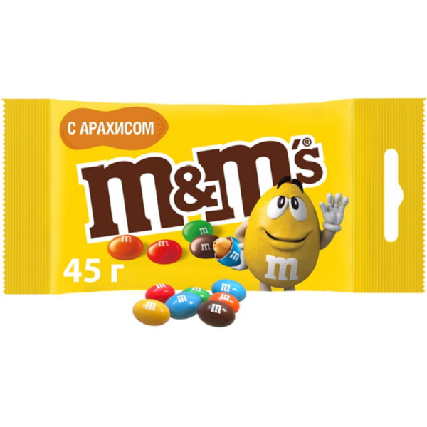 Драже M&M`s с арахисом 45г