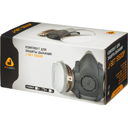 Комплект защитный JetaSafety5500P(перч,п/маска,фильтр,предфильт,держат) р.М