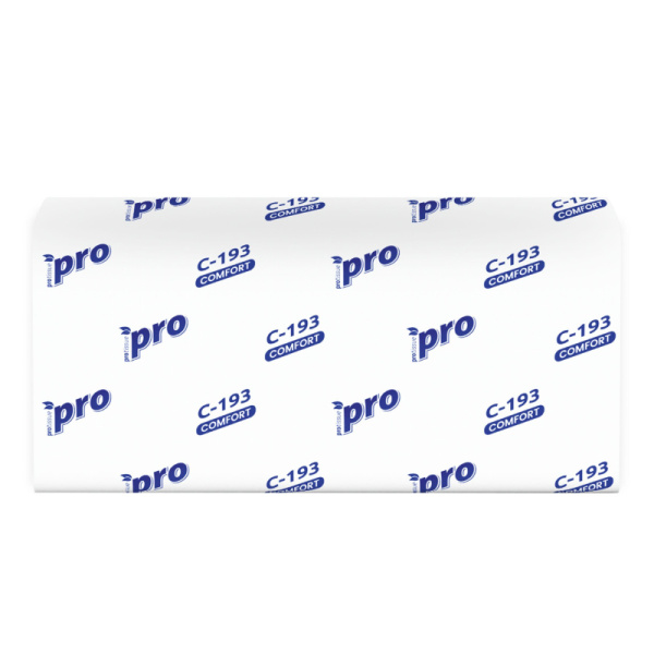 Полотенца бумажные д/держ.PRO 1сл 250л/пач 20пач/кор V-слож.C193
