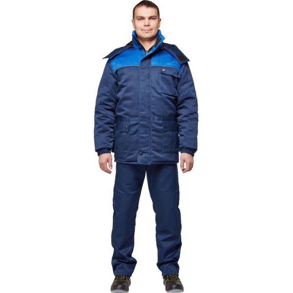Куртка рабочая зимняя муж з08-КУ,цв. син/вас (р.64-66) 170-176