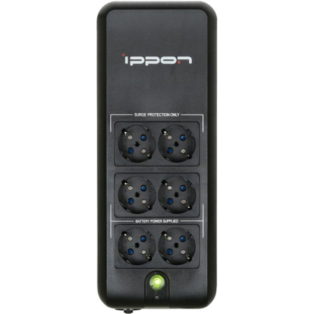 ИБП Ippon Back Verso 800 800ВА 420Вт EURO(4+2) черный