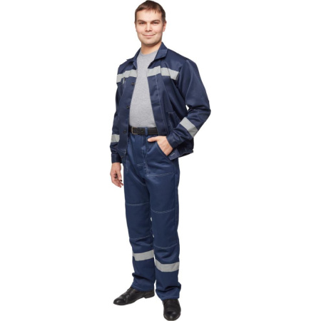 Костюм рабочий летний муж. л22-КБР т.син. (р.52-54) 158-164