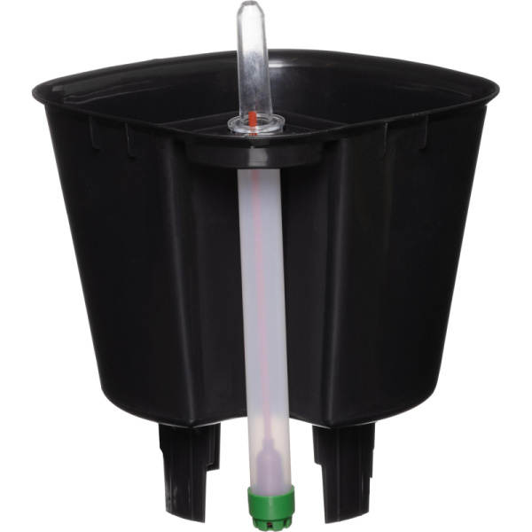 Горшок цветочный с автополивом КОМФОРТ 3л оливковый ПИ-21-6ТХ