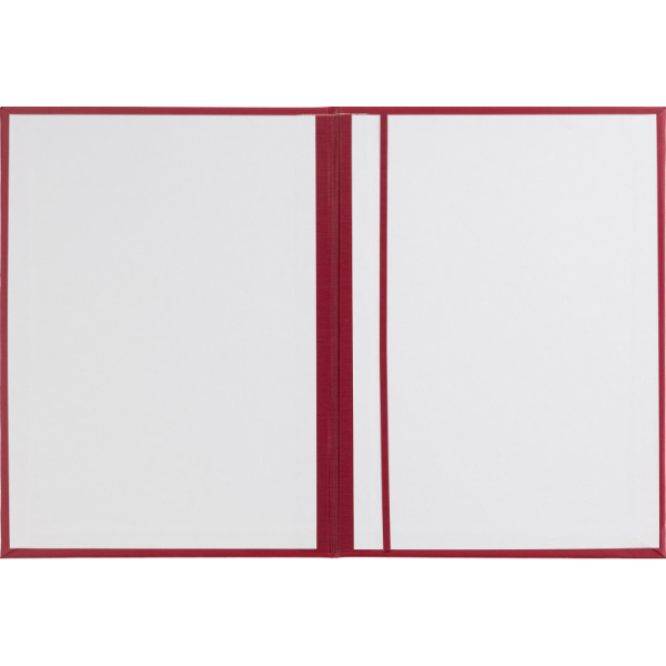 Папка адресная бумвинил А4 (объемная) Поздравляем с виньеткой бордовая