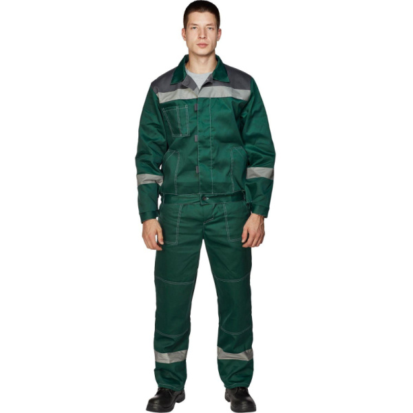 Костюм рабочий летний муж. л20-КБР зелен/сер (р.64-66) 170-176 (Арсенал-СП)