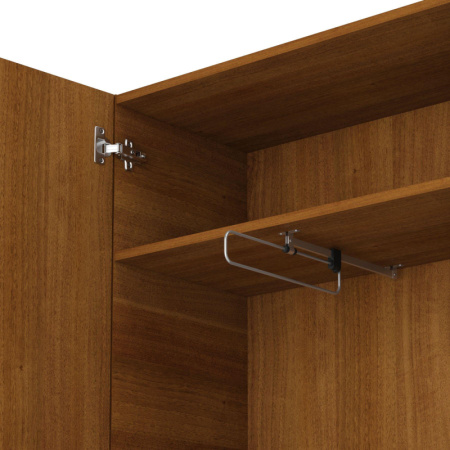 Шкаф SP Бюджет д/одежды 2555 (880,878) фр.орех 1810