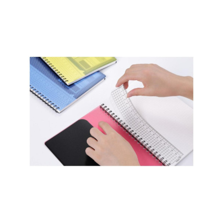 Блокнот В5, в точку, 50 л, со съемной линейкой Comix  C7108 BU голубой