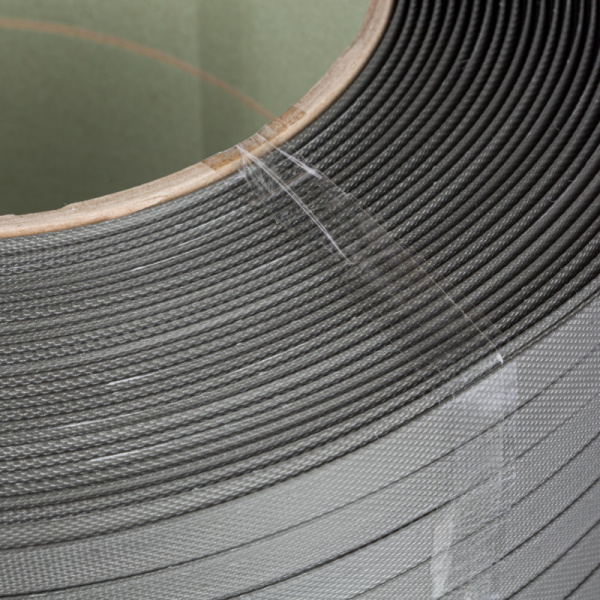 Стреппинг лента Полипропиленовая 15мм х 1,0 (1200 м.) Серая