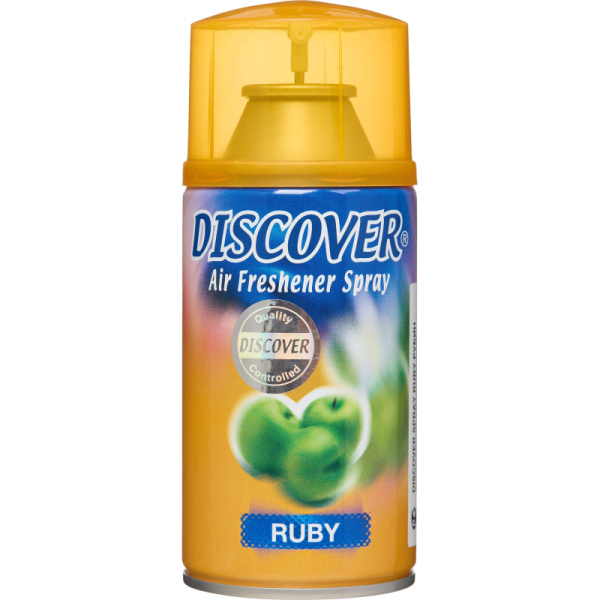 Баллон сменный для автоосвежителя DISCOVER Ruby(Яблоко) 320 мл. спрей