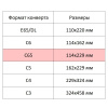 Конверт белый C65 автом.уп DirectPost 114х229 1000шт/уп/2157