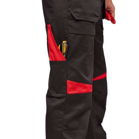 Костюм рабочий летний муж. л29-КПК черн/красн (р.44-46) 182-188