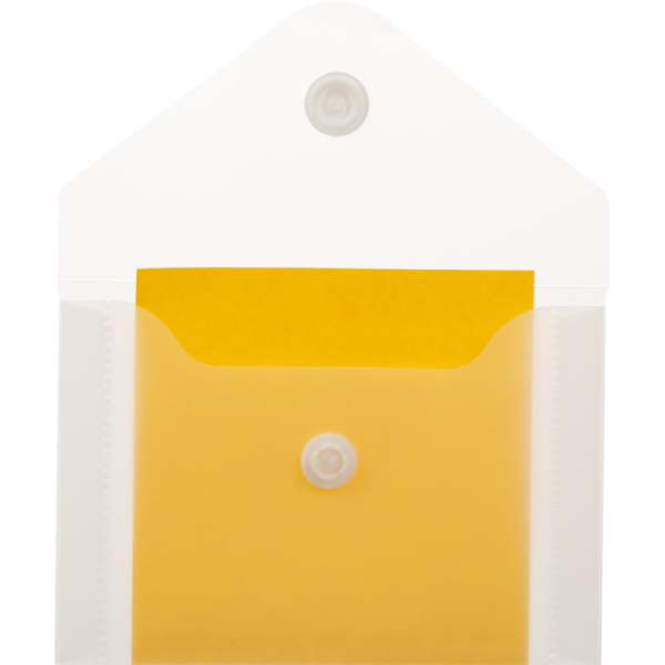 Папка-конверт на кнопке А7 105x74мм 180 мкм  ассорти,Attache  20шт.уп