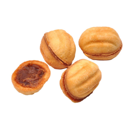 Печенье Орешки с начинкой вареная сгущенка Московсвитс, 260г