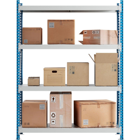 Стеллаж металлический MZ_SGR-V-1864-2,5 4 яруса 1800х600, Выс.2500