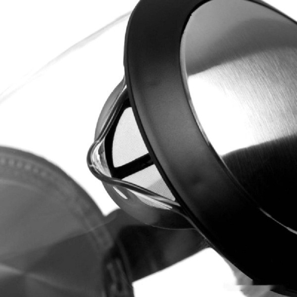 Чайник электрический BRAYER BR1040BK, 2220Вт,  2 л, стекл., черный