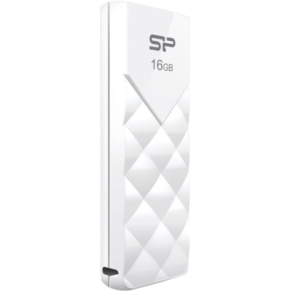 Флеш-память Silicon Power Ultima U03, 16Gb, USB 2.0, бел, SP016GBUF2U03V1W