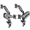 Кронштейн Onkron G160, TV 13-32, для 2-ух мон, газлифт, настольный, чер