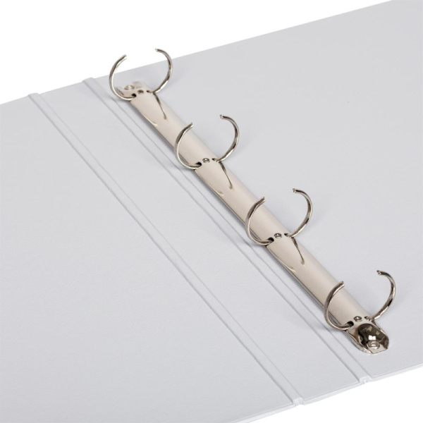 Папка на 4-х кольцах 35мм  серая Россия