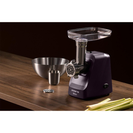 Мясорубка Polaris PMG 1852 RUS, 1800 Вт, бордовый