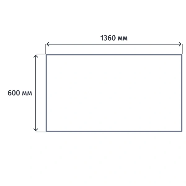 Стол SP Бюджет 2363 (402661) дуб шамони светлый 1360 (430)
