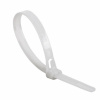 Стяжка (хомут) 300 мм х 7.5 мм, 100 шт, нейл., м/раз.,Rexant, бел, 07-0309