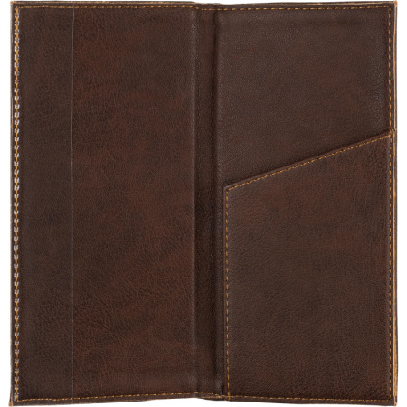 Папка адресная для счета с отстрочкой М.701 коричн евая, кожзам