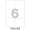 Этикетки самокл. ProMEGA Label BASIC  105х99 мм/6 шт.на лис. А4  50листов