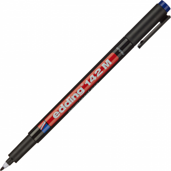 Маркер для глянц. поверхностей EDDING 142/3 M синий 1 мм