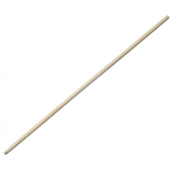 Рукоятка деревянная ЛЮКС 120см d.22мм с резьбой 9650