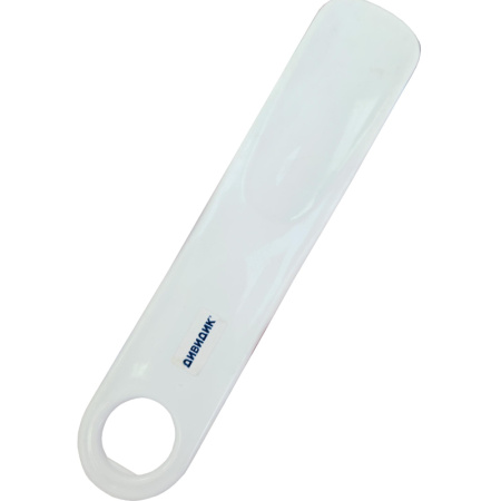 Ложка Рожок для обуви Дивидик 19см, в асс-те (белый, бирюзовый, синий)