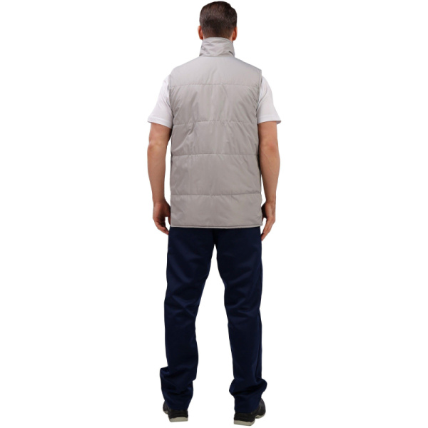 Жилет утепленный Комфорт+ зимн. серый (р.44-46) р.170-176