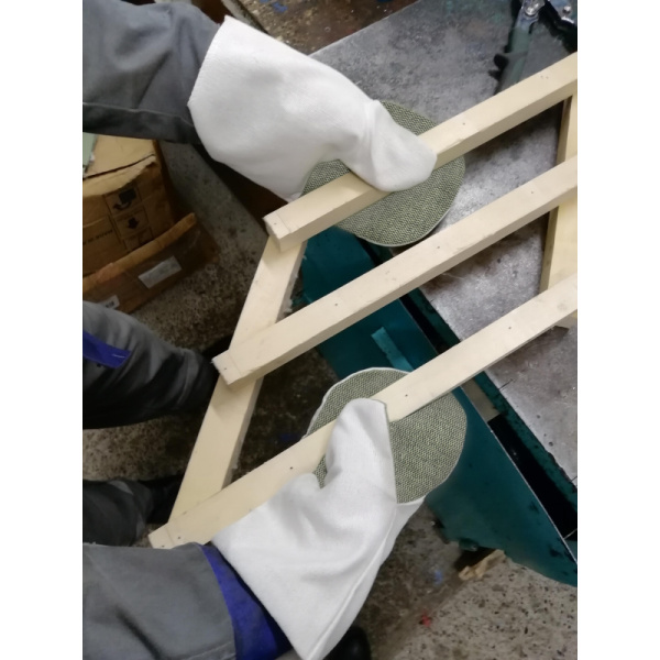 Рукавицы хб утепленные с наладонником брезентовым 5пар/уп