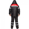 Костюм рабочий зимний муж з26-КПК черн/красн (р.52-54) 170-176