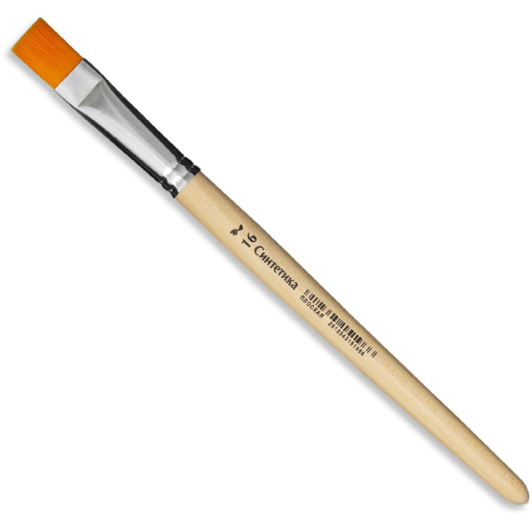 Кисть №1School синтетика плоская №16