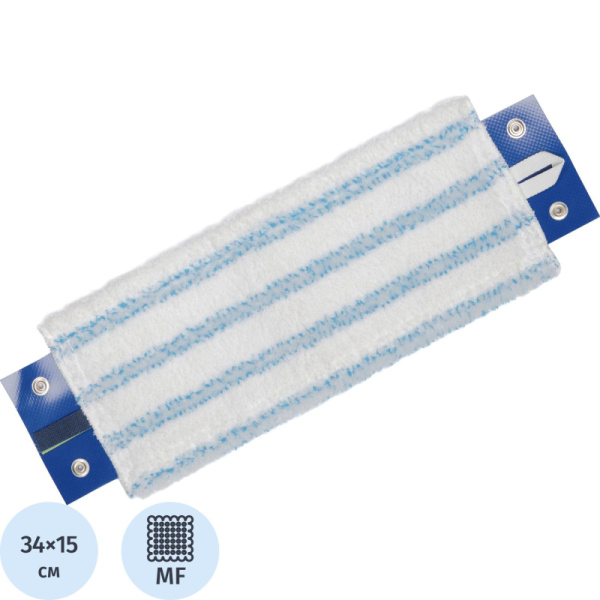 Насадка МОП 34см шубка полоса 100% микрофибра(ГИ020/9-10)