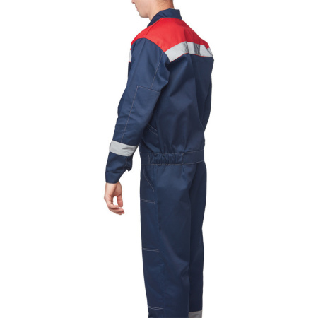 Костюм рабочий летний муж. л20-КБР син/красн (р.56-58) 170-176 (Арсенал-СП)